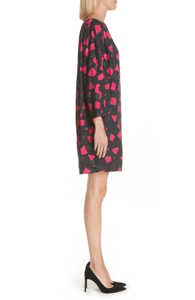 Shop Marc Jacobs Spot Print Shift Dress In Fuchsia Multi