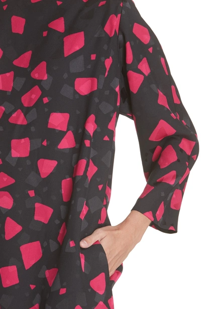 Shop Marc Jacobs Spot Print Shift Dress In Fuchsia Multi