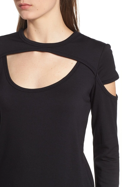 Shop Bailey44 Spymaster Cutout Sweatshirt In Black