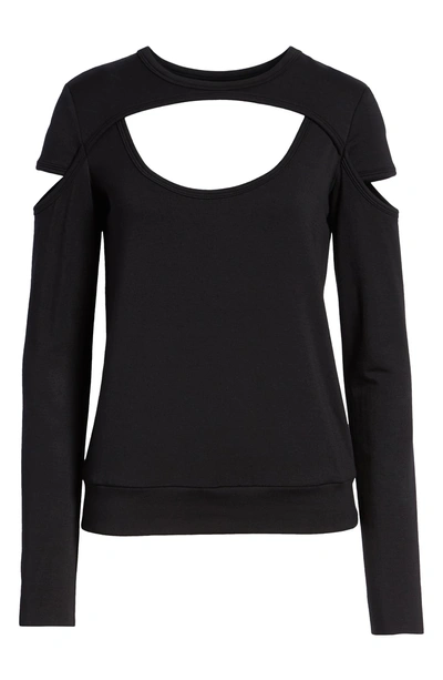 Shop Bailey44 Spymaster Cutout Sweatshirt In Black