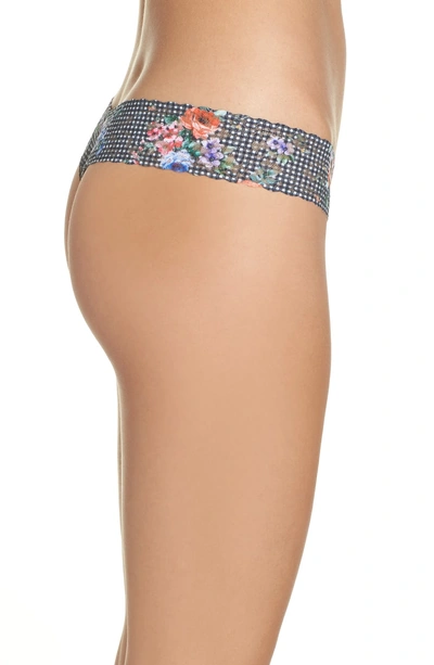 Shop Hanky Panky Checkered Past Low Rise Thong In Multi