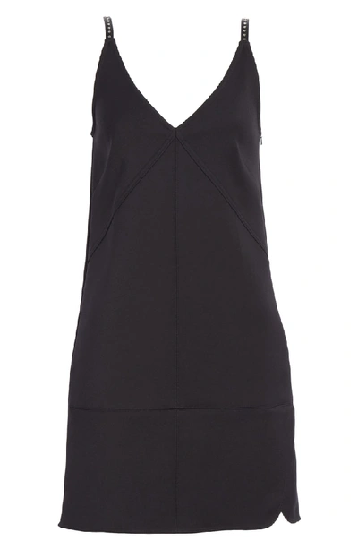 Shop Helmut Lang Studded Camisole Dress In Black