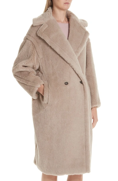 Shop Max Mara Ginnata Teddy Bear Icon Faux Fur Coat In Turtledove