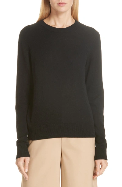 Shop Vince Cashmere Sweater In Black