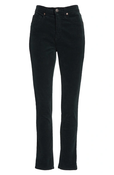 Shop Veronica Beard Kate Corduroy Skinny Jeans In Forest Green