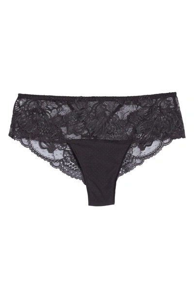 Shop Simone Perele Promesse Boyshorts In Anthracite