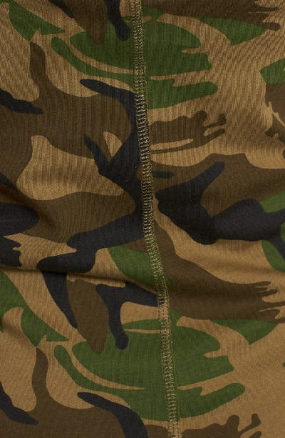 Shop Pam & Gela Camo Print Tank Dress In Army Camo