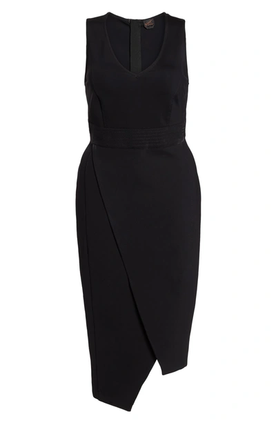 Shop Ashley Graham X Marina Rinaldi Oceanino Body-con Dress In Black