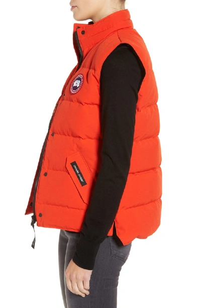 Shop Canada Goose Freestyle Down Vest In Monarch Orange
