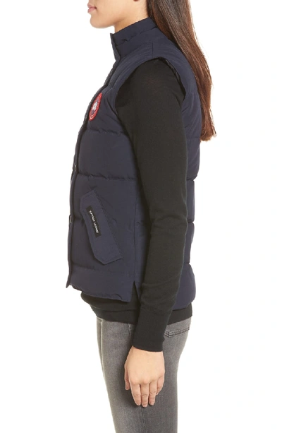 Shop Canada Goose Freestyle Down Vest In Admiral Blue