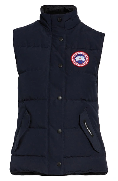 Shop Canada Goose Freestyle Down Vest In Admiral Blue