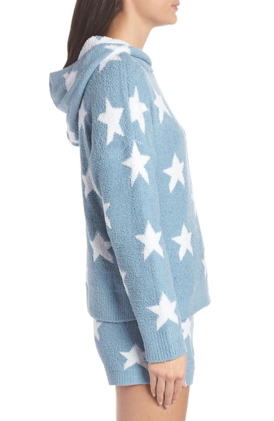 Shop Honeydew Intimates Snow Angel Sweater Hoodie In Lovebird Stars