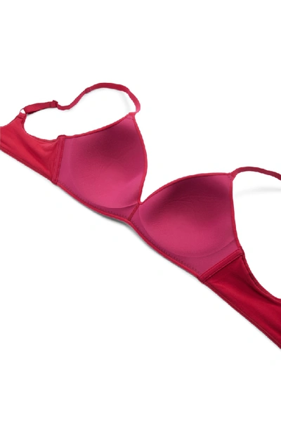 Shop Wacoal How Perfect No-wire Contour Bra In Cerise