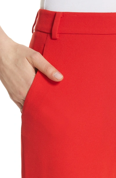 Shop Tibi Beatle Slim Leg Pants In Red