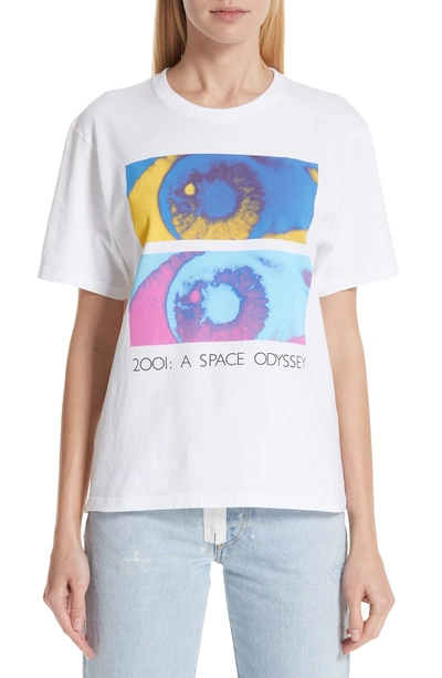 Shop Undercover Eye Print Tee In White
