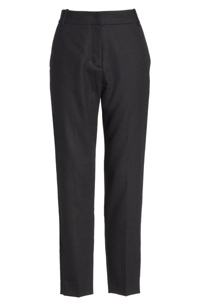 Shop Equipment Warsaw Wool Ankle Trousers In True Black