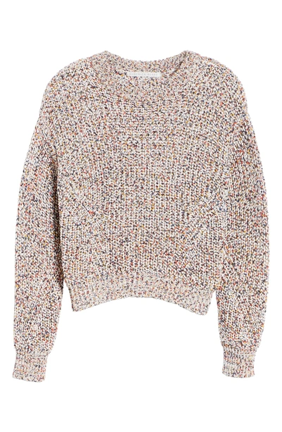Shop Veronica Beard Ryce Cotton Sweater In Rainbow Multi