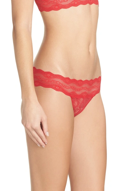 Shop B.tempt'd By Wacoal 'lace Kiss' Bikini In Crimson