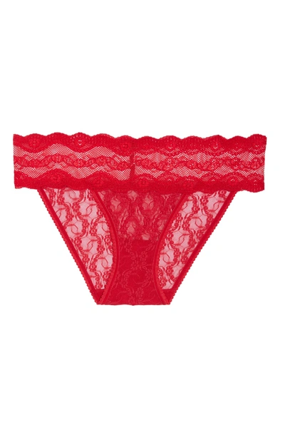 Shop B.tempt'd By Wacoal 'lace Kiss' Bikini In Crimson