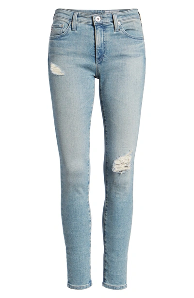 Shop Ag The Farrah Ankle Skinny Jeans In Free Form
