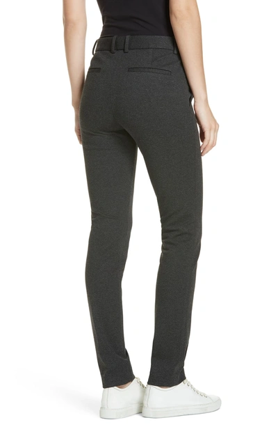Shop Theory Seamed Front Stretch Twill Pants In Black