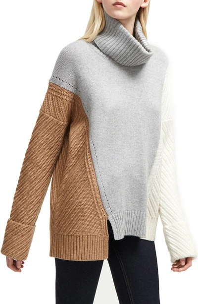 French connection viola knits colorblock best sale turtleneck