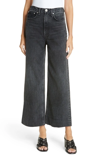 Shop Rag & Bone Haru Wide Leg High Waist Nonstretch Cotton Jeans In Asa