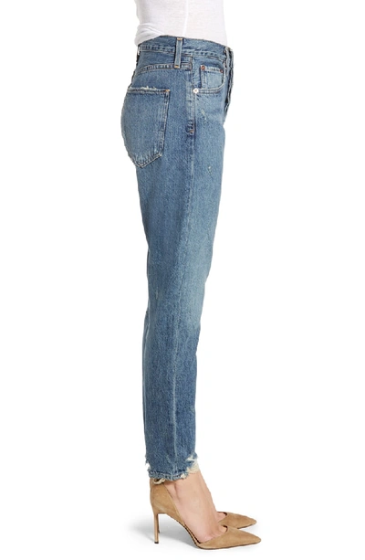 Shop Agolde Jamie High Rise Classic Jeans In Grade