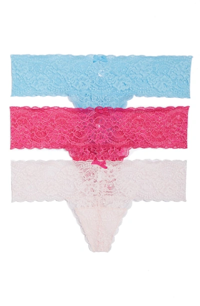 Shop Skarlett Blue Obsessed Thong In Topaz/ Confetti/ Soft Pink