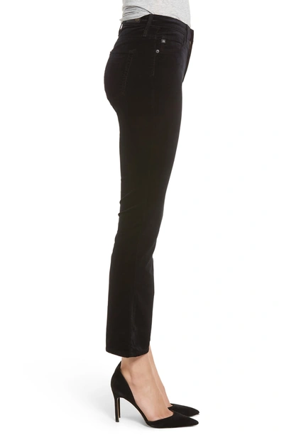 Ag Jodi Crop Flare Jeans In Super Black