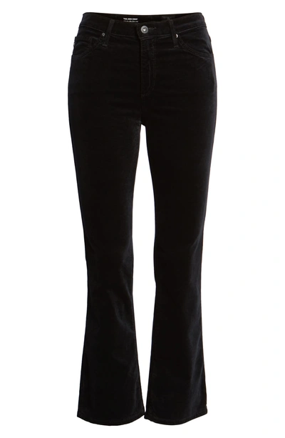 Ag Jodi Crop Flare Jeans In Super Black
