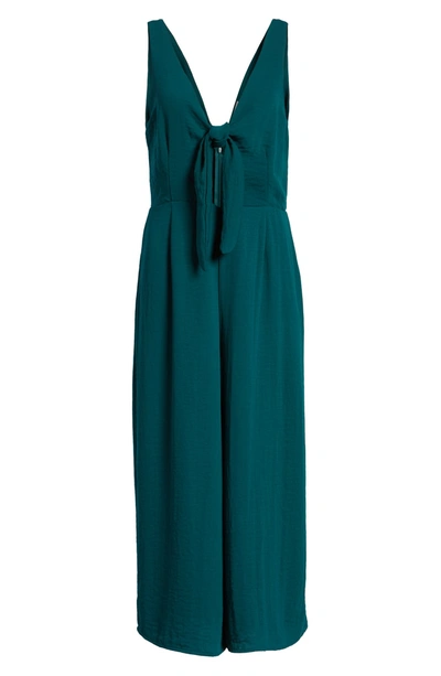 Shop Somedays Lovin For The Night Crop Jumpsuit In Emerald