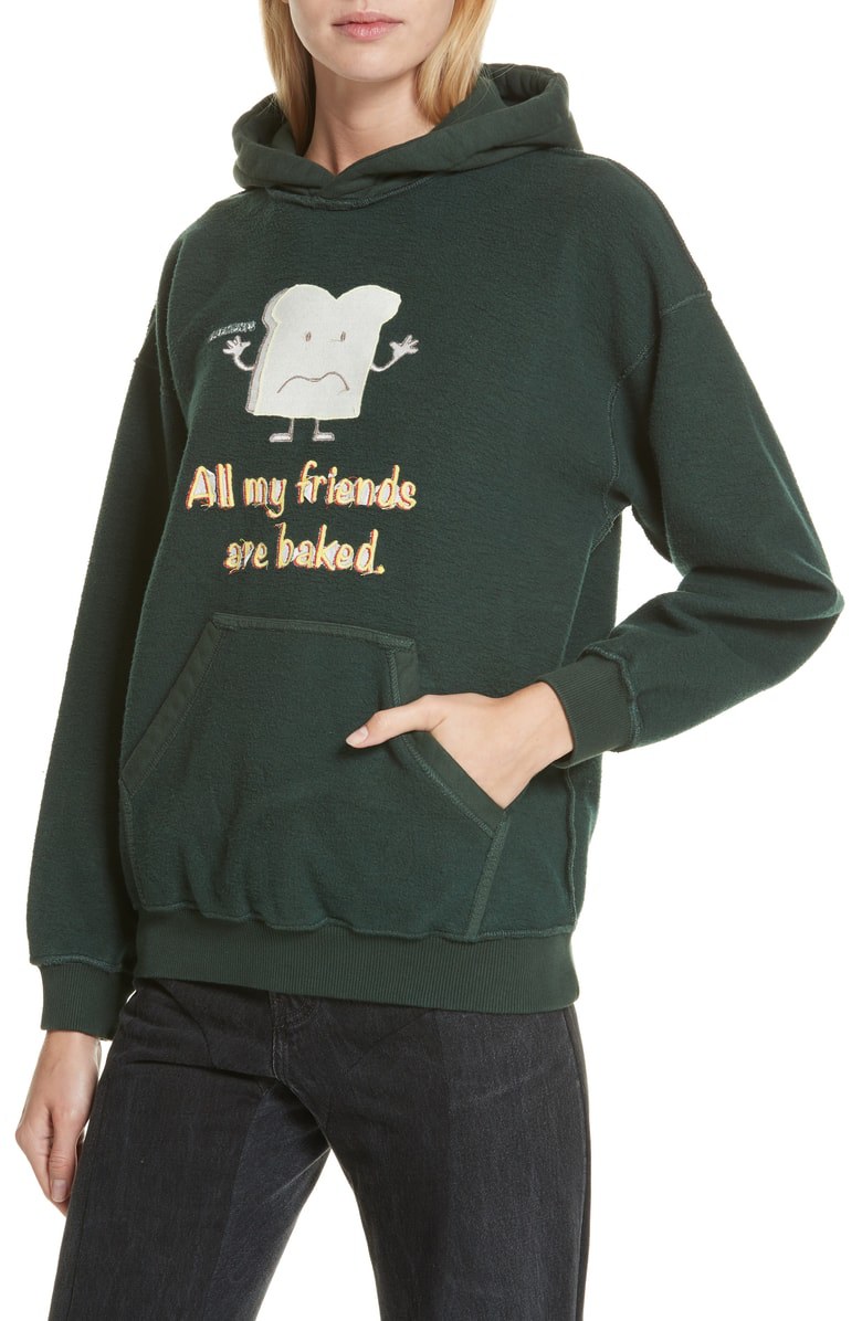 all my friends are baked hoodie