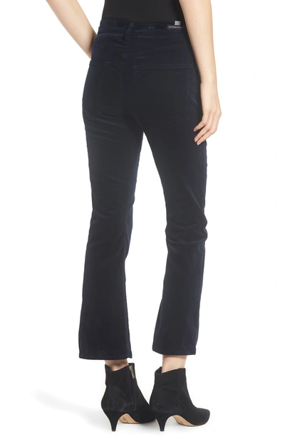 Shop Citizens Of Humanity Drew High Waist Crop Flare Jeans In Midnight