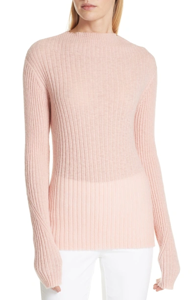 Shop Rag & Bone Donna Mohair Blend Sweater In Peach Beige