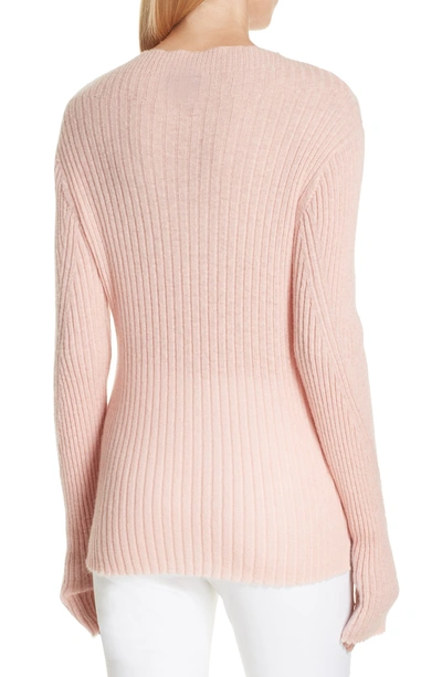 Shop Rag & Bone Donna Mohair Blend Sweater In Peach Beige