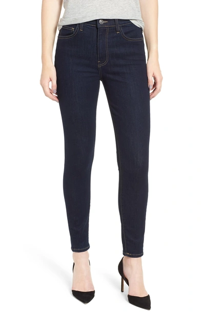 Shop Current Elliott The Stiletto High Waist Ankle Skinny Jeans In 0 Clean Stretch Indigo