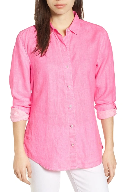 Shop Tommy Bahama Sea Glass Breezer Top In Hot Pink