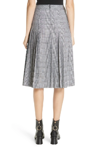 Shop Sandy Liang Pleated Plaid Uniform Skirt