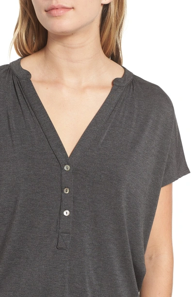 Shop Amour Vert Eden Top In Anthracite