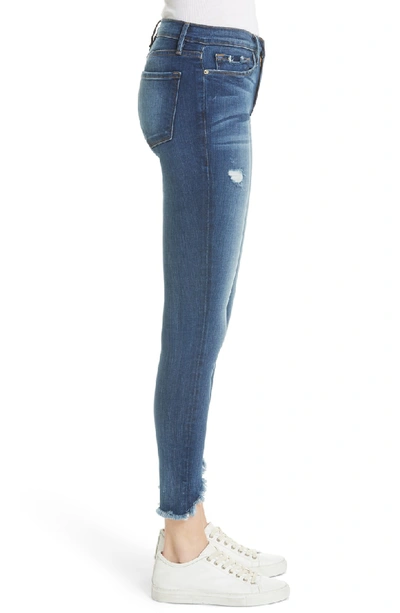Shop Frame Le Skinny De Jeanne Triangle Hem Jeans In Seabright Exclusive