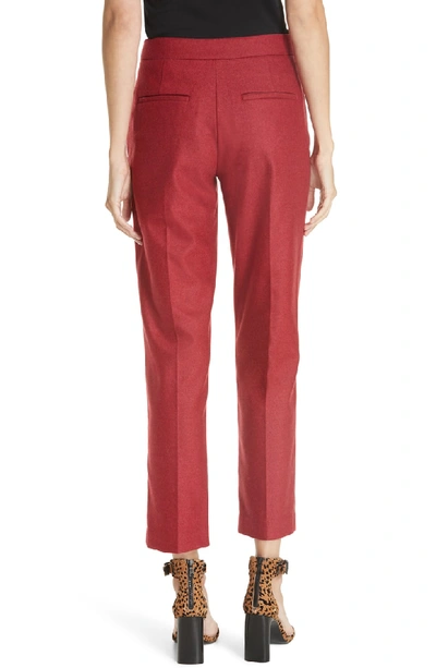 Shop Rag & Bone Poppy Crop Pants In Red Melange