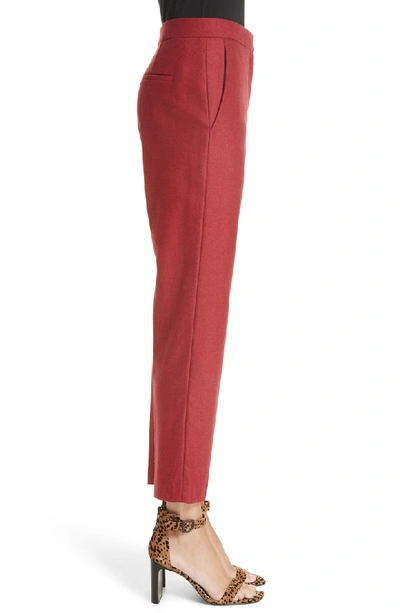 Shop Rag & Bone Poppy Crop Pants In Red Melange