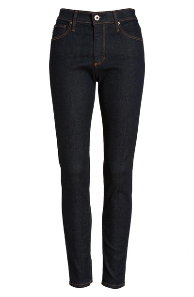 Shop Ag The Farrah Ankle Skinny Jeans In Admiral Blue