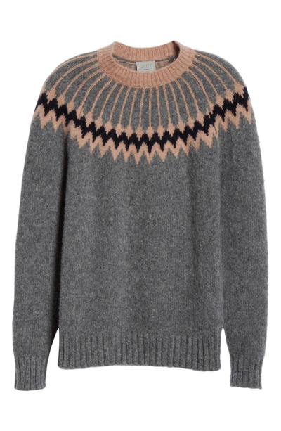 Shop Grey Jason Wu Olympia Wool Blend Sweater In Gravel