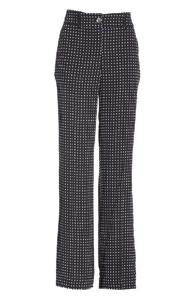 Shop Equipment Lita Silk Trousers In True Black/ Bright White