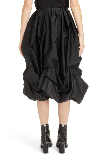 Shop Jw Anderson Balloon Side Tie Skirt In Black