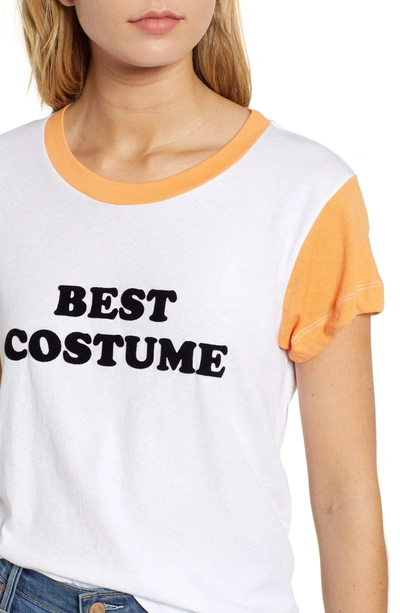 Shop Wildfox Best Costume No9 Tee In Clean White/ 1970