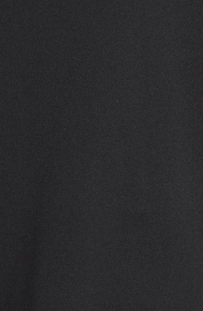Shop Nike Court Dri-fit Quarter Zip Top In Black/ White/ White/ Black