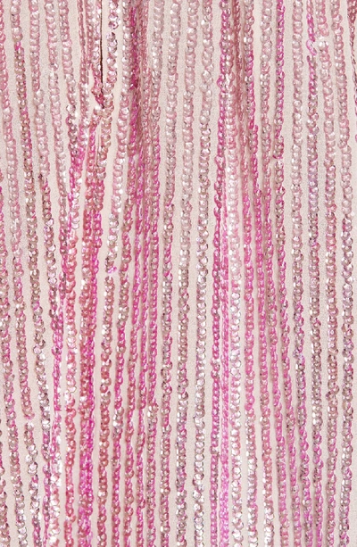 Shop Needle & Thread Kaleidoscope Cold Shoulder Top In Rose Quartz